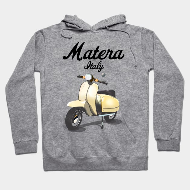 Matera Italy Vintage travel poster Hoodie by nickemporium1